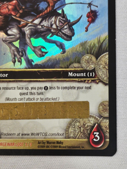 Warcraft TCG Tiny Loot Card - Legendary 2008 Card = Unscratched - Image 4
