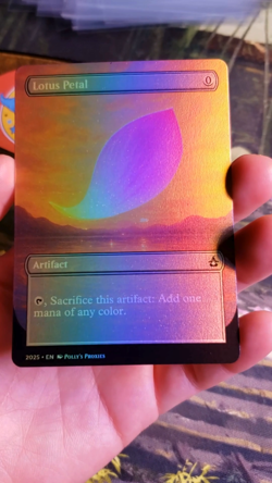 Lotus Petal FOIL Proxy Playtest Card with Custom Art Design - Image 2