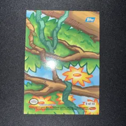 RARE Pokemon The Movie 2000 Topps Card #6 Pikachu, Hoothoot, Marill - Image 2