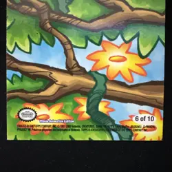 RARE Pokemon The Movie 2000 Topps Card #6 Pikachu, Hoothoot, Marill - Image 4