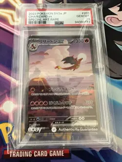 Authenticated PSA 10 2023 Pokemon Card SV 151 Japanese Charizard ex SAR 201/165 - Image 1