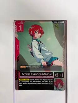 [Promo] ST06-009 Amate Yuzuriha (Machu) - Gundam TCG Card Game Alternate Art - Image 1