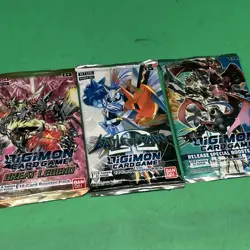 Digimon English Trading Cards Release Special Booster V1.5 Bt03-05 (3 Packs) #9 - Image 1