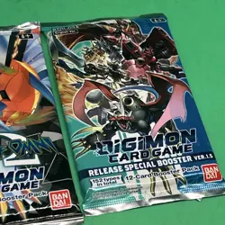 Digimon English Trading Cards Release Special Booster V1.5 Bt03-05 (3 Packs) #9 - Image 4