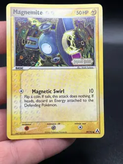 Magnemite 59/92 Legend Maker Reverse Holo Card Pokemon TCG Stamped NM AS3 - Image 2
