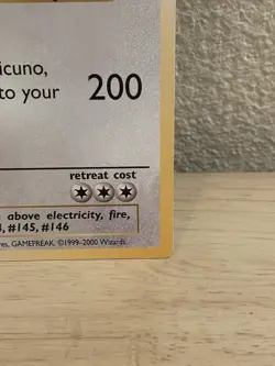 Pokemon Legendary Bird Articuno, Moltres & Zapdos Jumbo Promo Card In Top Loader - Image 5