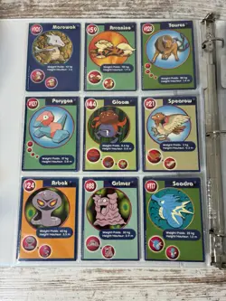Pokemon Card Collection Binder Lot 5 Pages Burger King MP - HP Medium To Heavy - Image 2