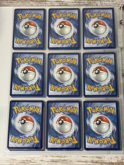 Pokemon Card Collection Binder Lot 5 Pages Burger King MP - HP Medium To Heavy - Image 5