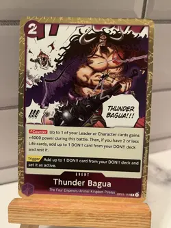 One Piece Card Game Thunder Bagua OP01-119 Romance Dawn Foil - Image 1