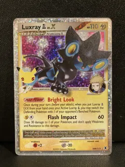 Luxray GL LV. X 109/111 - Celebrations 25th Anniversary NM Pokemon Card - Image 1