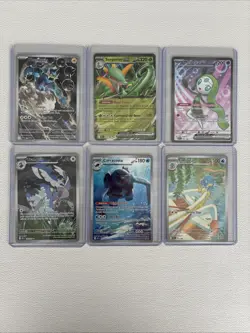 Lot of 6 Pokemon Illustration Rare, Double Rare, Ultra Rare, and Promo Cards - Image 1