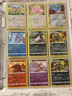 Pokemon Go Card Collection Binder Lot 5 Pages Holo Modern LP/NM Vintage HP/MP - Image 4