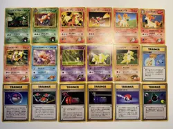 24 Card Pokemon Japanese Gym Decks Set Vintage Lot - NO RARITY! US SELLER - Image 1