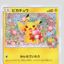 Pokemon Card Pikachu 224/SM-P Pokemon 20th Center Promo Japanese(B rank) - Image 2