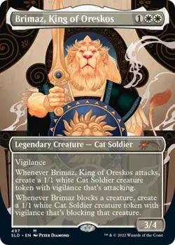 MTG English Brimaz, King of Oreskos NM Foil Secret Lair - Image 1