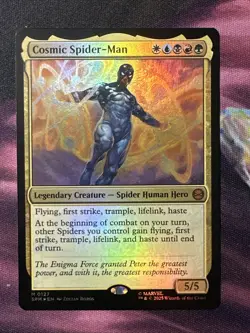 Cosmic Spider-Man - FOIL - Spider-Man #127 Mythic, NM - Image 1