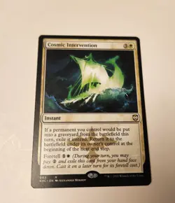 Cosmic Intervention Commander: Kaldheim Regular MTG NM - Image 1
