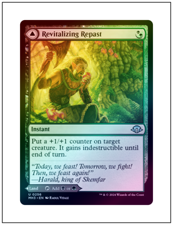 1x Revitalizing Repast, Foil, Magic the Gathering MTG NM - Image 1