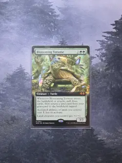 Blossoming Tortoise (Extended Art) Wilds of Eldraine Regular - Image 1