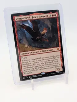 MTG - Dragonhawk, Fate's Tempest - Regular Mythic #132 - Bloomburrow NM - Image 1
