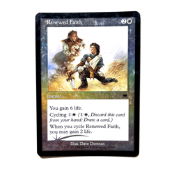 Renewed Faith FOIL VLP Onslaught MTG See Photos Magic the Gathering - Image 1
