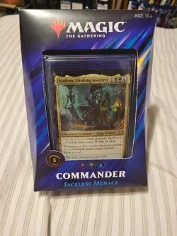 MTG Magic Faceless Menace Commander 2019 New Sealed Deck SeePics - Image 1