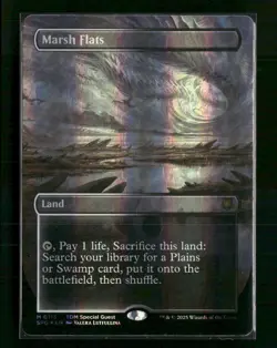 Special Guests Marsh Flats (Borderless) (Dragonscale Foil) #115 - Image 1