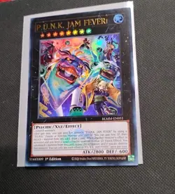 P.U.N.K. JAM FEVER! BLMM-EN051 Monster Mayhem Ultra Rare NM/MINT 1st Ed YU-GI-OH - Image 1