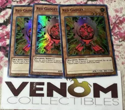 3x (M/NM) - Red Gadget - FIGA-EN007 - Super Rare - 1st Edition YuGiOh - Image 1