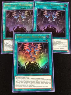 Yugioh World Legacy Monstrosity DANE-EN059 Ultra x3 (NM) One is 1st - Image 1