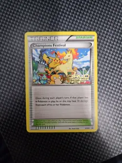 Pokemon Champions Festival XY91 Promo Card Pokemon Worlds 2015 - Image 1