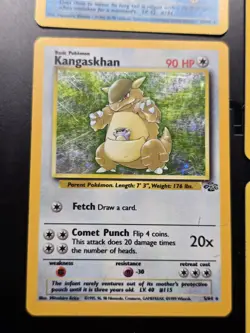 Pokemon TCG Card Lot: Vaporeon, Pidgeot, Kangaskhan, Electrode, Mr. Mime - Image 3
