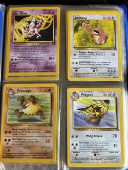 Vintage 1999 Pokemon Card Lot | TCG WOTC - Jungle Set - 8 Cards Variety - Image 1