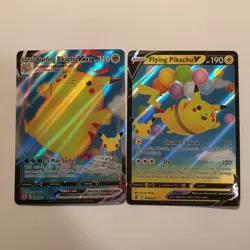 Celebrations 25th Anniversary Pokemon Card Lot Holo Surfing Pikachu V Flying - Image 1