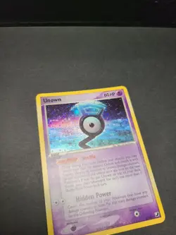 Pokemon 2005 EX Unseen Forces #G/28 Unknown-Holo Card - LP - Image 3