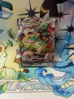 Pokemon TCG Snorlax VMAX 142/202 Full Art Card Mint Condition Ultra Rare - Image 1