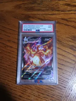 2022 Pokemon Charizard VMAX PSA 9 Holo Premium Collection Card - Image 1