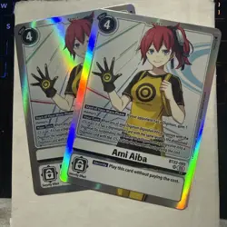 Ami Aiba Foil Digimon TCG Card BT22-093 NM Condition Cyber Eden - Image 1