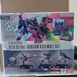 SEALED GUNDAM CARD GAME ASSEMBLE SEED STRIKE STARTER DECK SET ST04A ENGLISH VER - Image 1