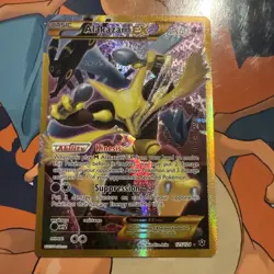 Alakazam EX (Secret) 125/124 Fates Collide Holo Pokemon Card - Image 1