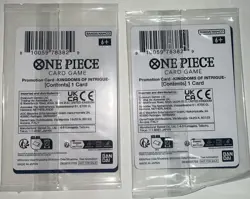 SEALED Monkey.D.Luffy - P-006 (Retail Promo) - One Piece (2) Promotion Cards - Image 2
