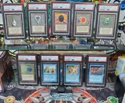 Graded MTG Cards - Complete Power Nine Set PSA - Collectors' Edition - Image 1