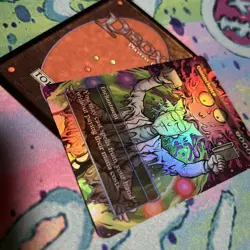 Omniscience Full Art Foil Mtg Play Test Card Rick And Morty - Image 2