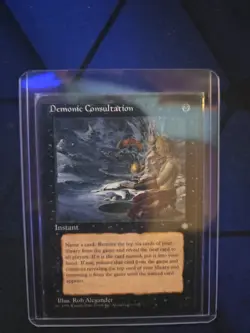 MTG Ice Age Demonic Consultation Regular LP #121 - Image 1