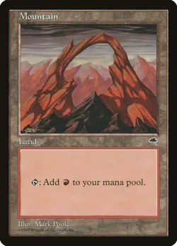 Mountain (C) Tempest NM Basic Land MAGIC THE GATHERING MTG - Image 1