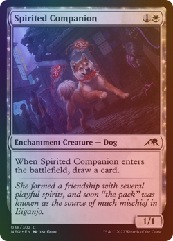 Spirited Companion - NEO #38 | FOIL | NM | MTG - Image 1