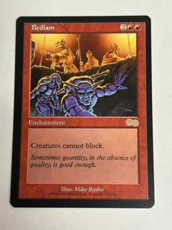 MTG - Bedlam - Urza's Saga - NM - Free Shipping! - Image 1