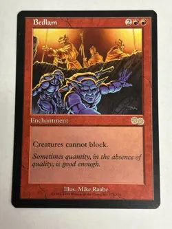 MTG - Bedlam - Urza's Saga - NM - Free Shipping! - Image 2