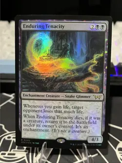 Enduring Tenacity - Foil Near Mint, English Duskmourn: House of Horror MTG - Image 1