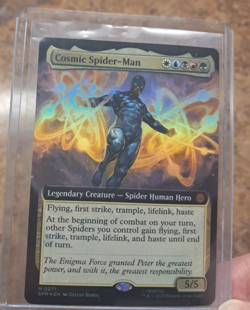 Magic the Gathering Cosmic Spider-Man Marvel's Spider-Man Extended Art FOIL MTG - Image 3